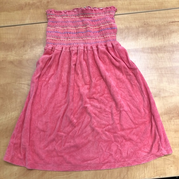 Steve & Barry’s terry cloth tube top, pink Medium - Picture 1 of 3